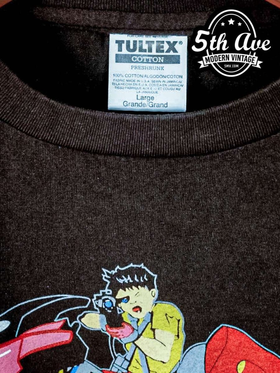 Revolutionary Ride: Akira Motorcycle & Capsule Single Stitched Crew Neck t shirt - Vintage Band Shirts