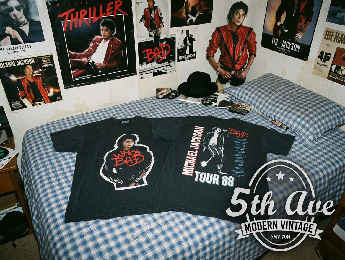 1988 Michael Jackson Bad Tour T shirt