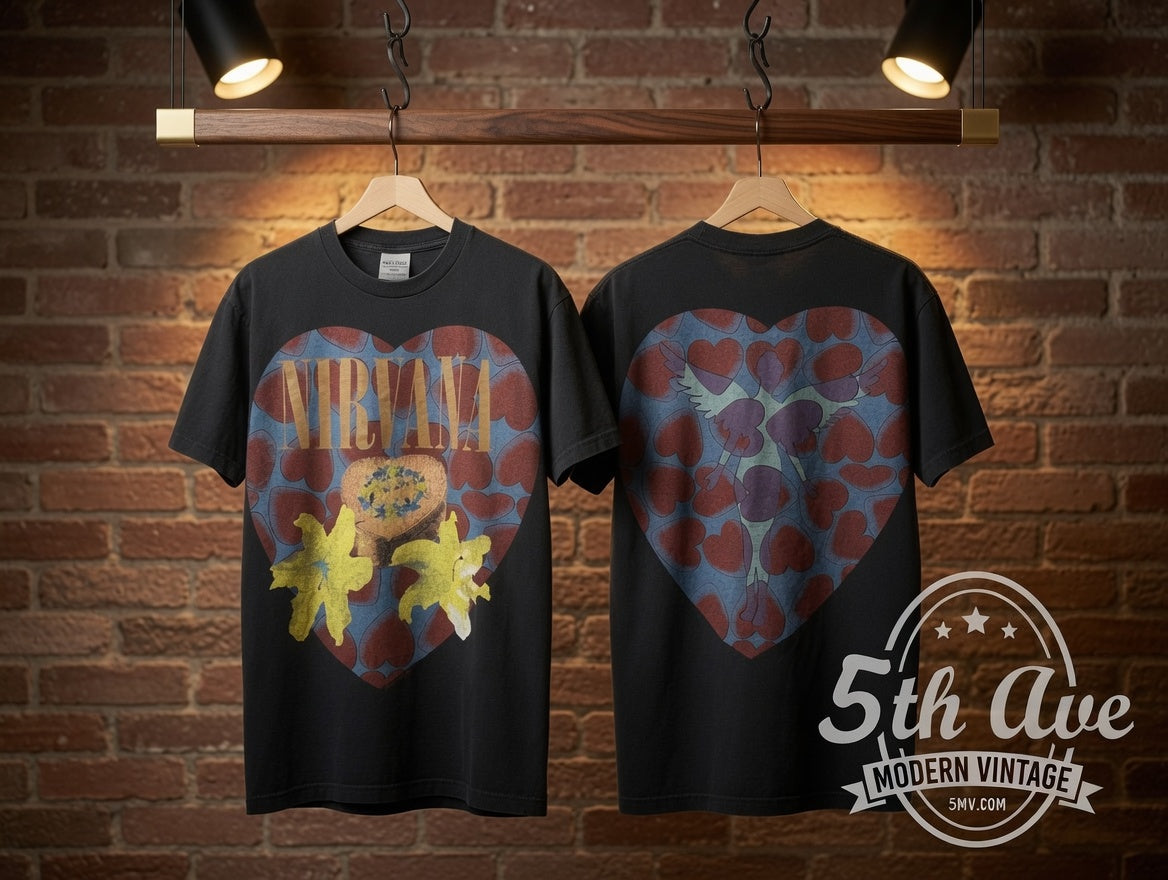 Nirvana “Heart Shaped Box” Tee – Front & Back Print