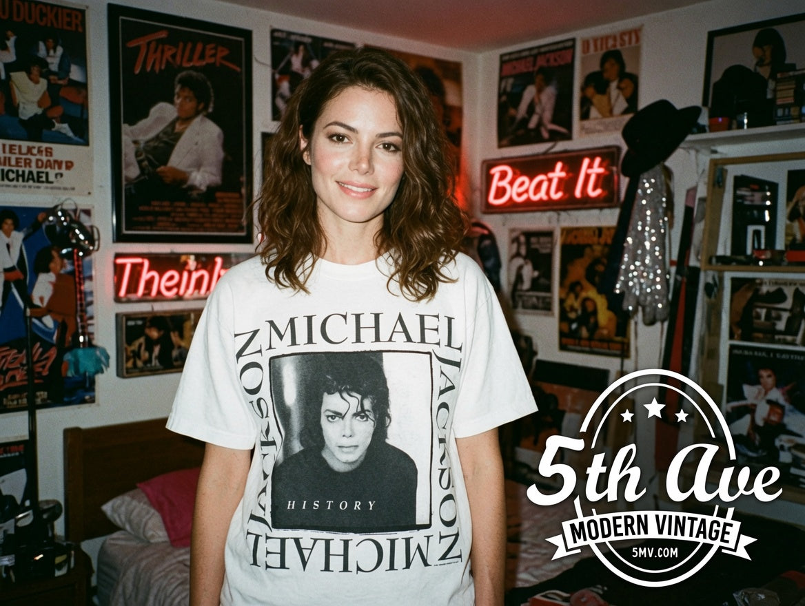 Vintage King of Pop Graphic Tee