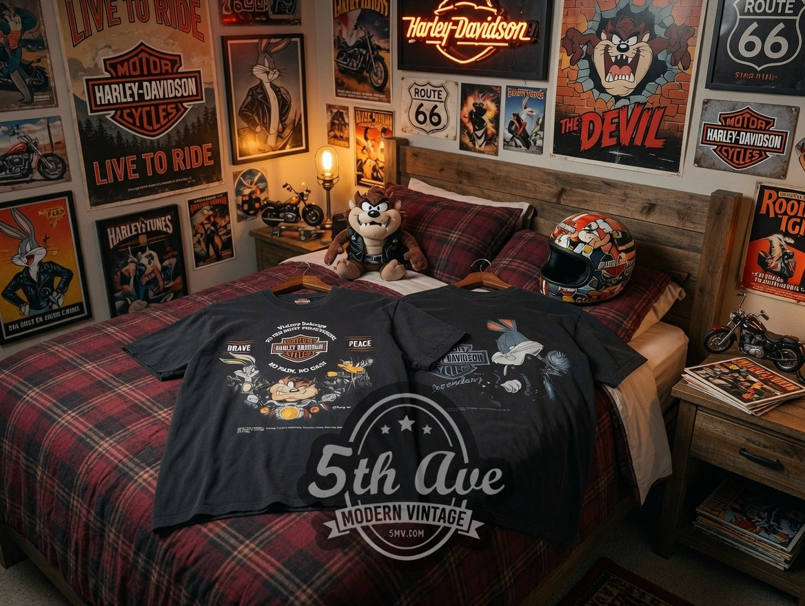 Taz Bugs Harley-Davidson T Shirt