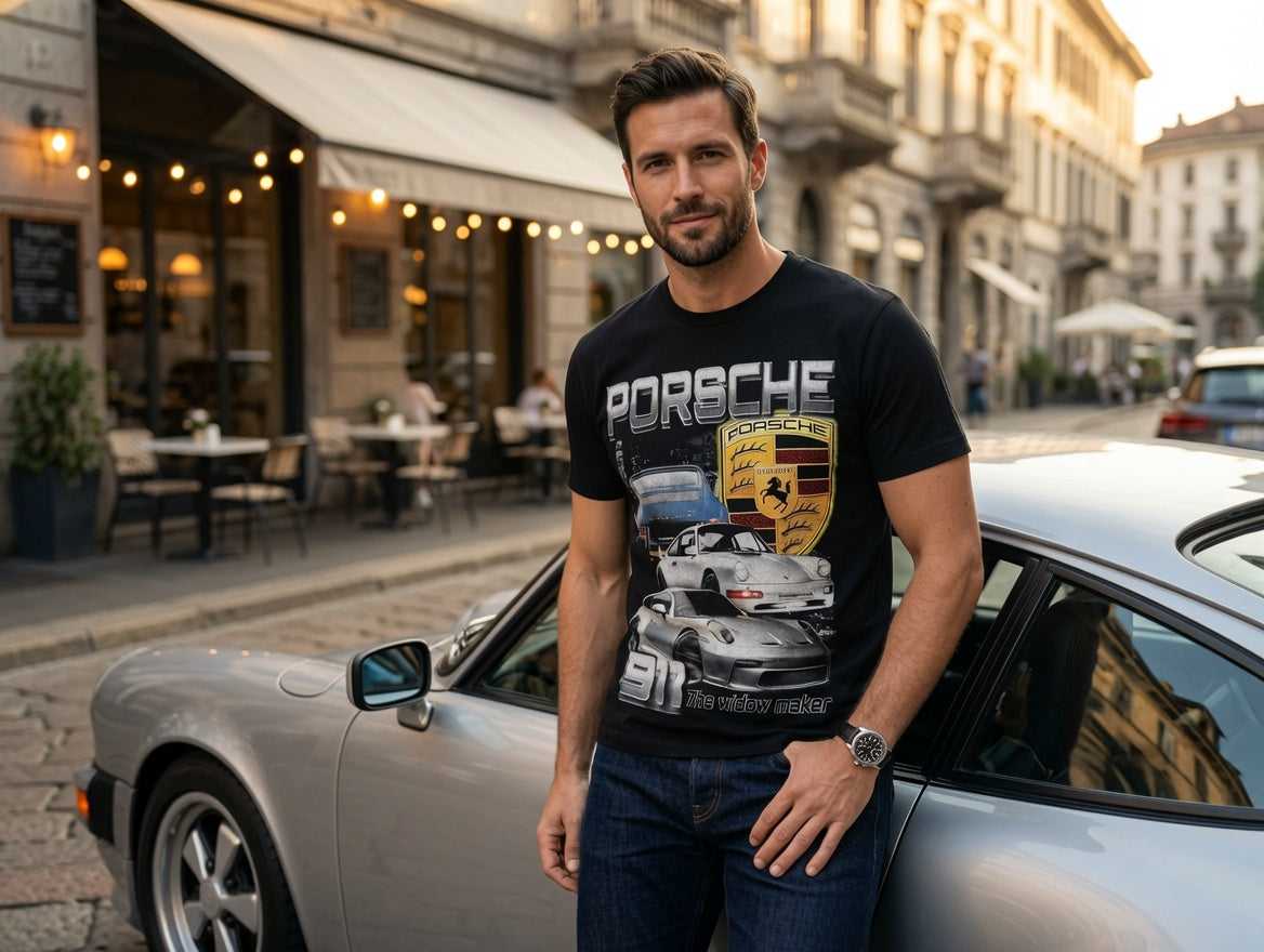 Porsche single stitch T Shirt