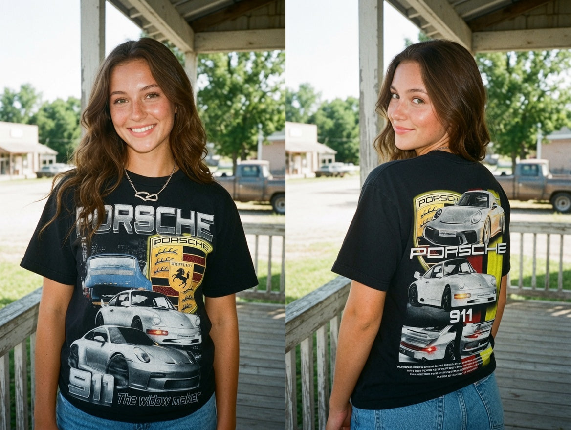 Porsche single stitch T Shirt