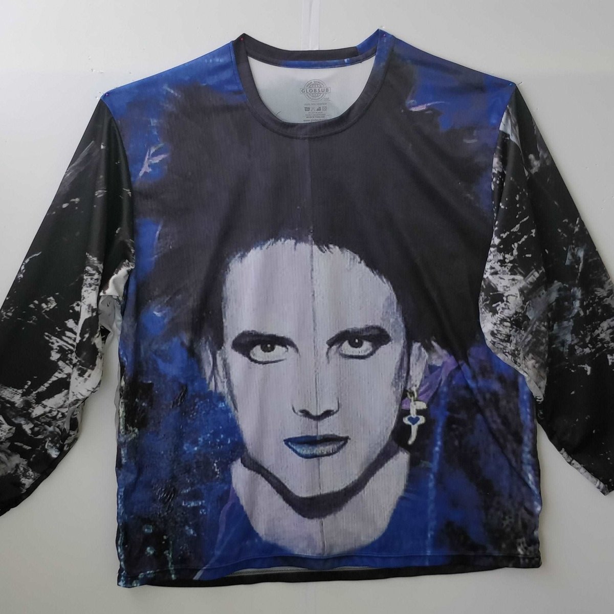 Robert Smith's Timeless Reverie: Limited-Edition Portrait Tee - Vintage Band Shirts