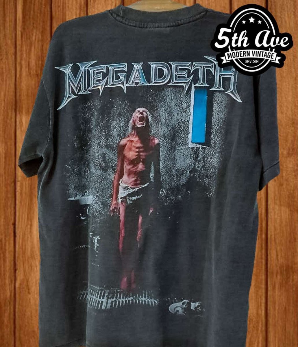 Rust in Fury: Megadeth Legacy - New Vintage Band T shirt - Vintage Band Shirts