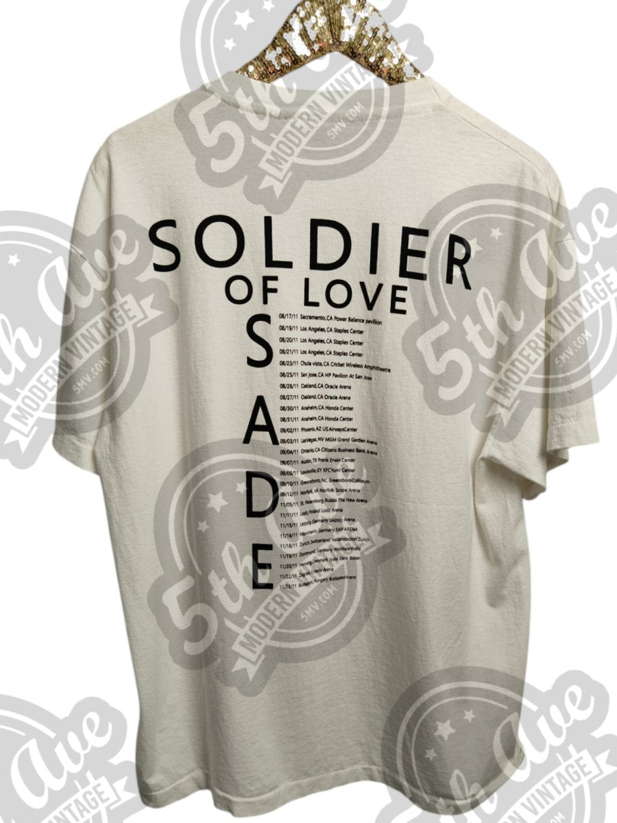 Sade store Soldier of Love 2011 Tour T-Shirt