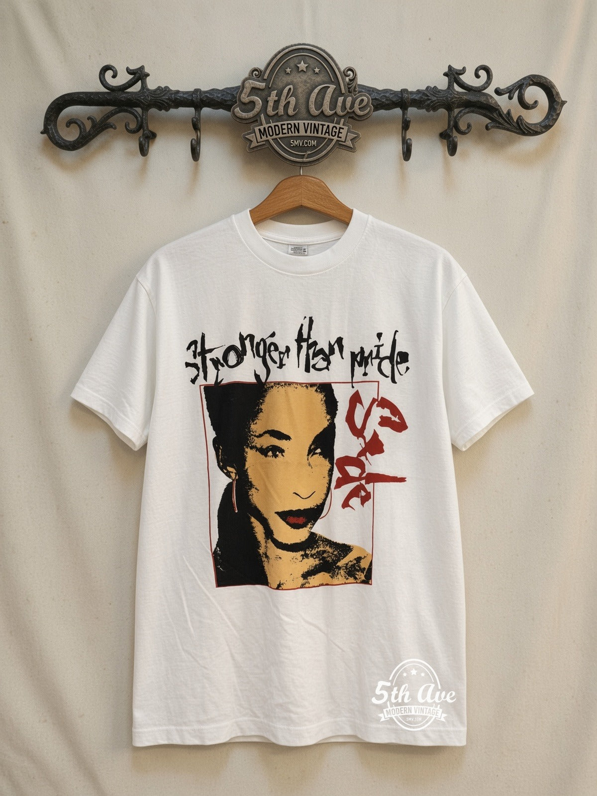 Sade Stronger Than Pride It's Paradise vintage band t-shirt on rack