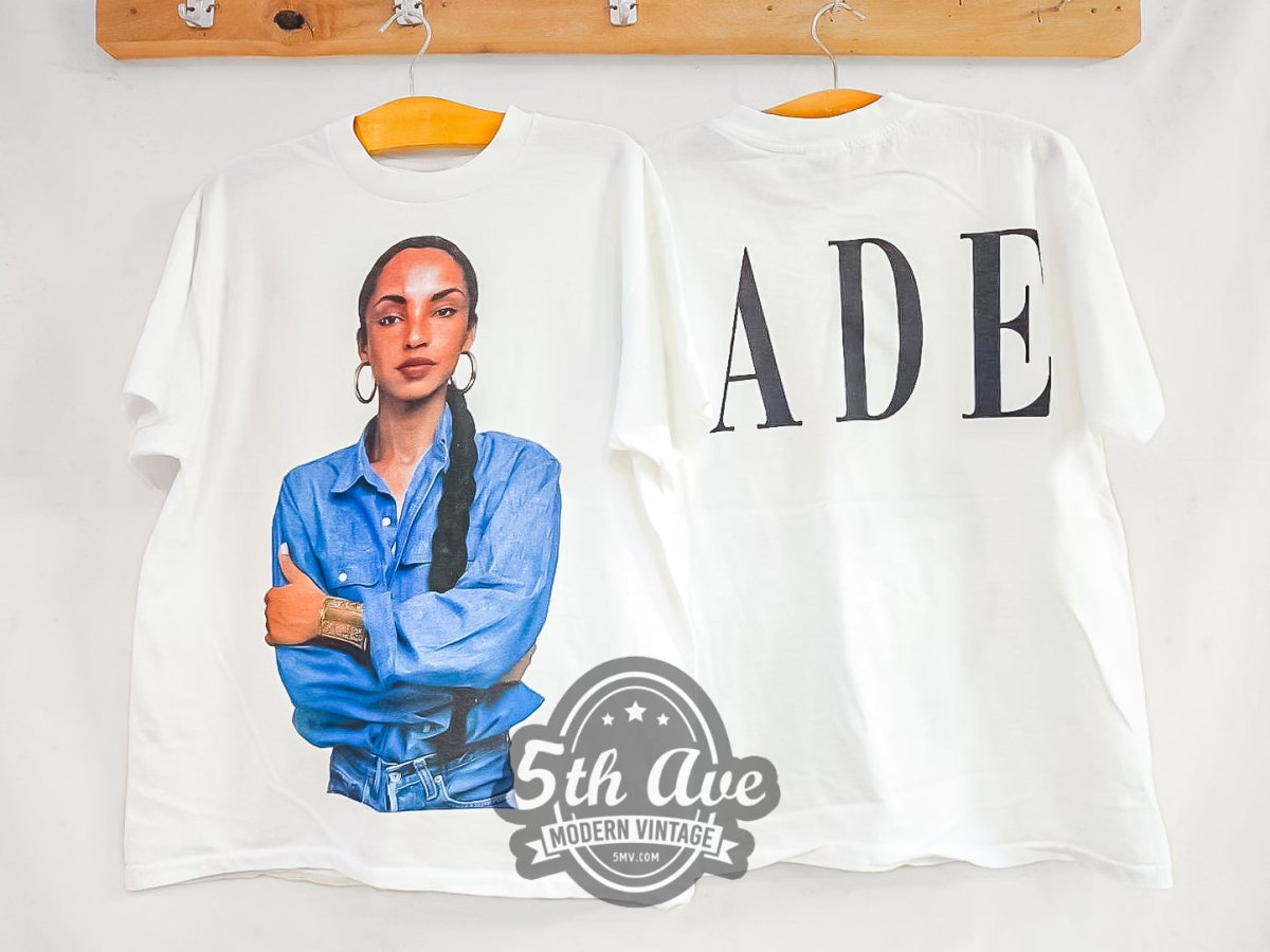 Sade 'The Queen of Cool' - Vintage Reprint Band T-Shirt - Vintage Band Shirts