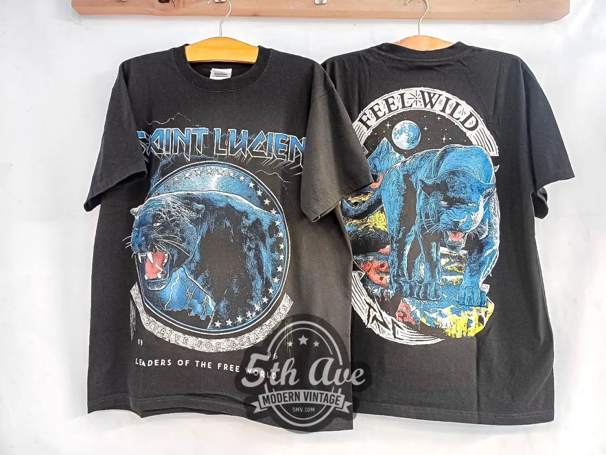 Saint Lucien FEEL WILD - Vintage Reprint T-Shirt - Vintage Band Shirts