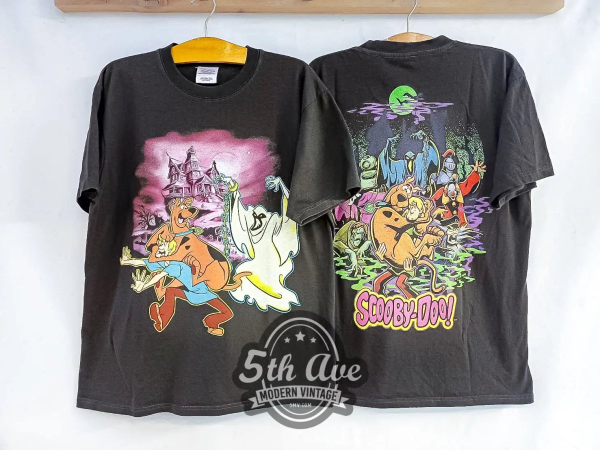 Scooby - Doo Haunted Mansion - Vintage Reprint Animation T-Shirt - Vintage Band Shirts