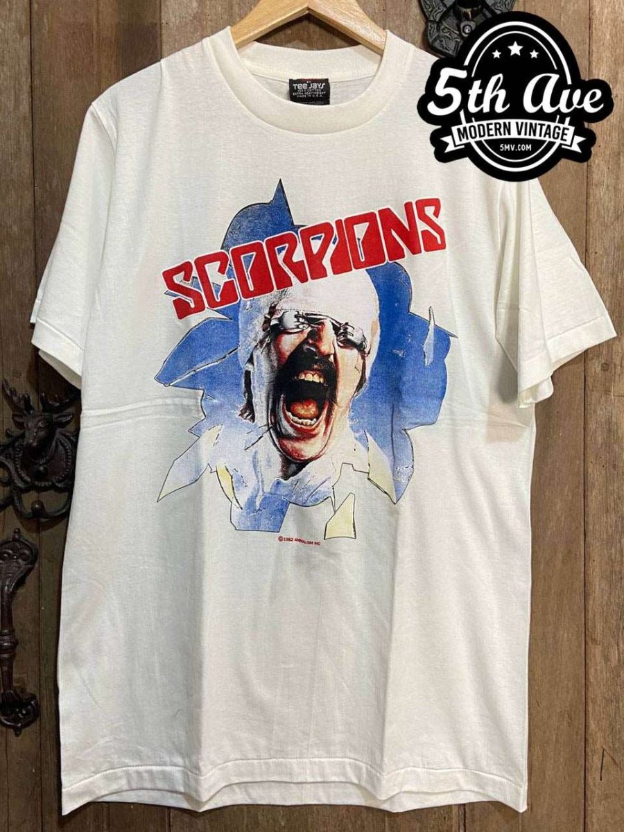 Scorpions the Final Sting 1987 New Vintage Band T shirt Vintage Band Shirts
