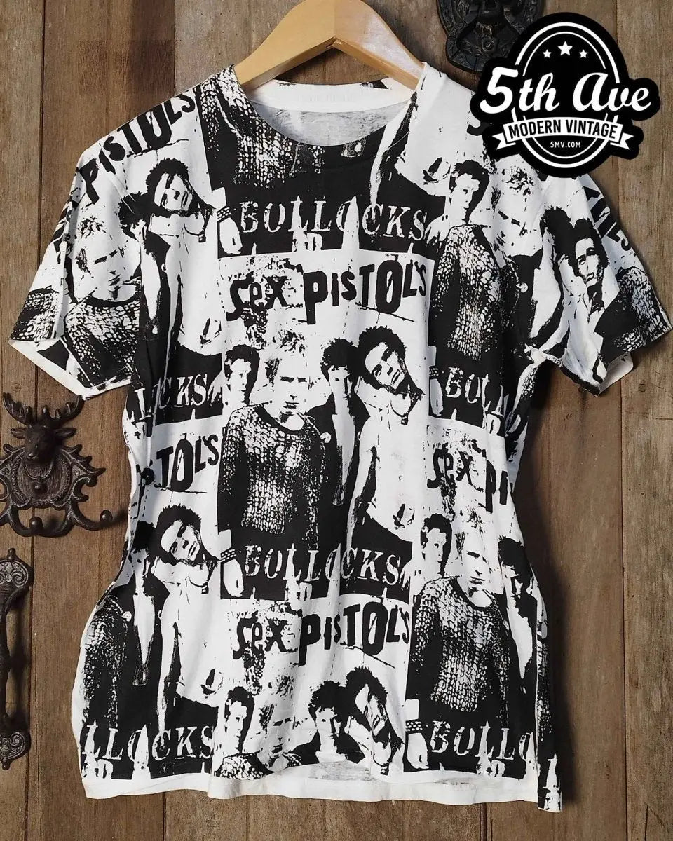 Sex Pistols Bollocks - AOP all over print New Vintage Band T shirt 