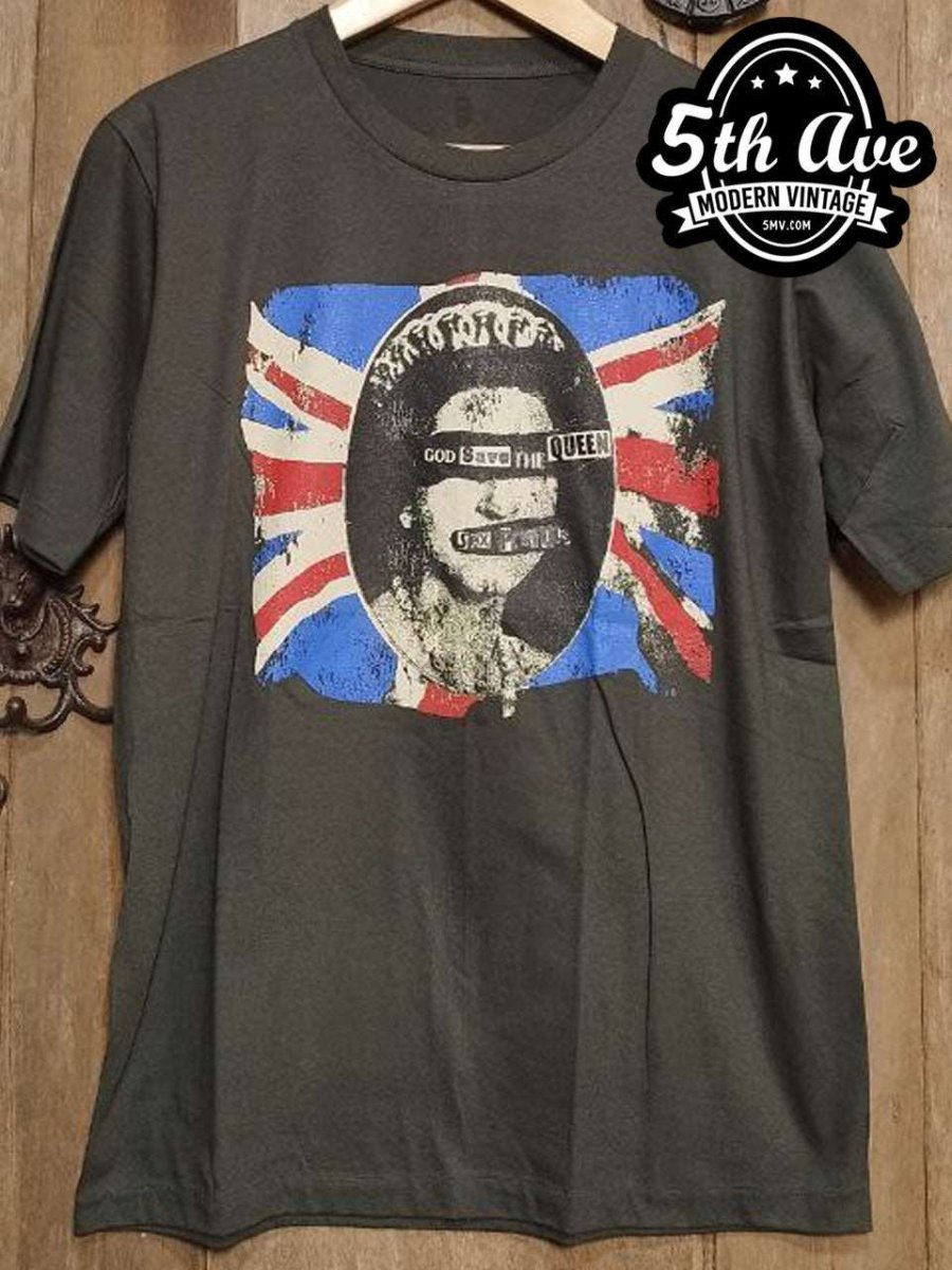 Sex Pistols God Save the Queen - New Vintage Band T shirt - Vintage Band Shirts