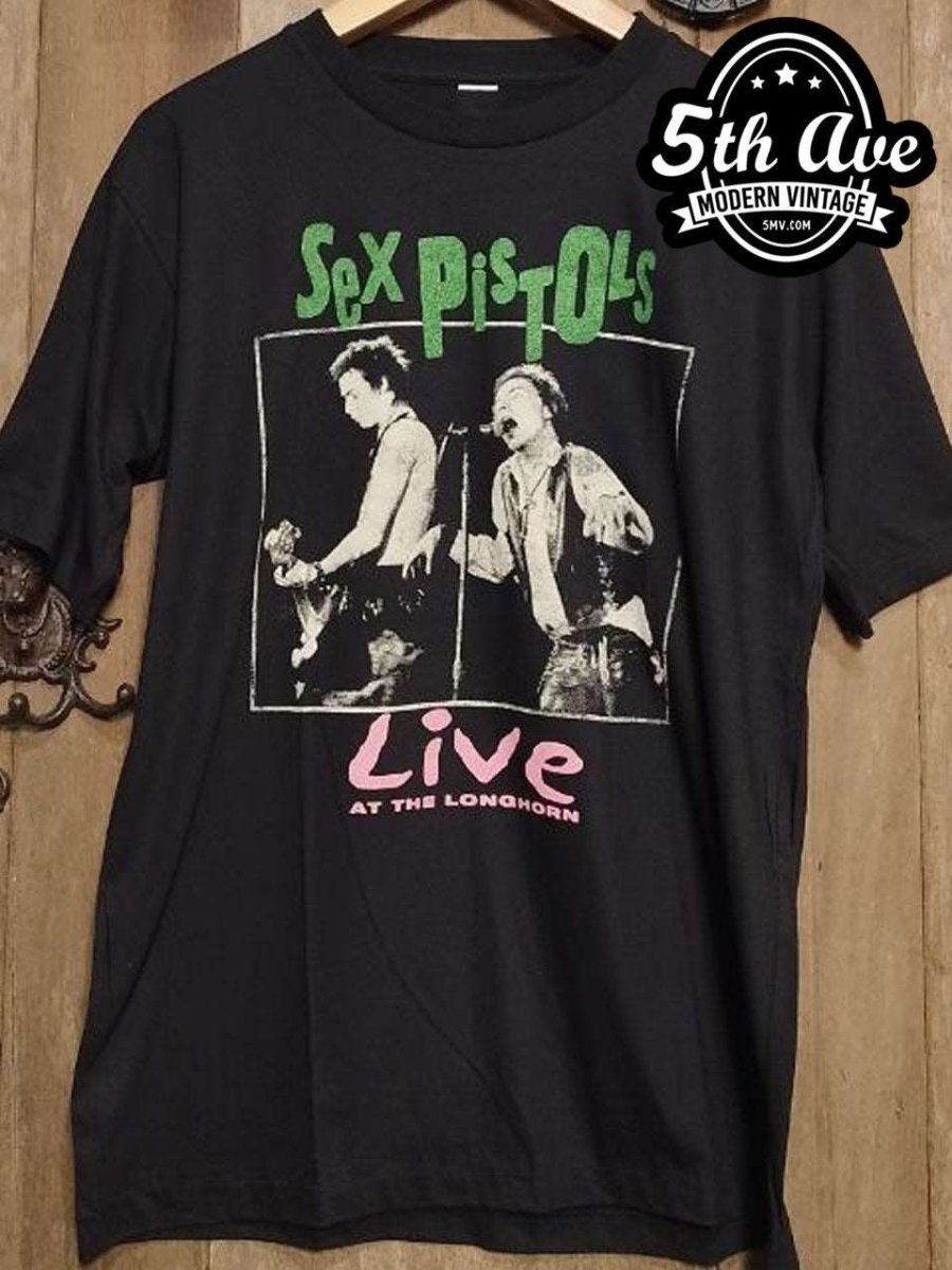 Sex Pistols Live at the Longhorn - New Vintage Band T shirt - Vintage Band Shirts