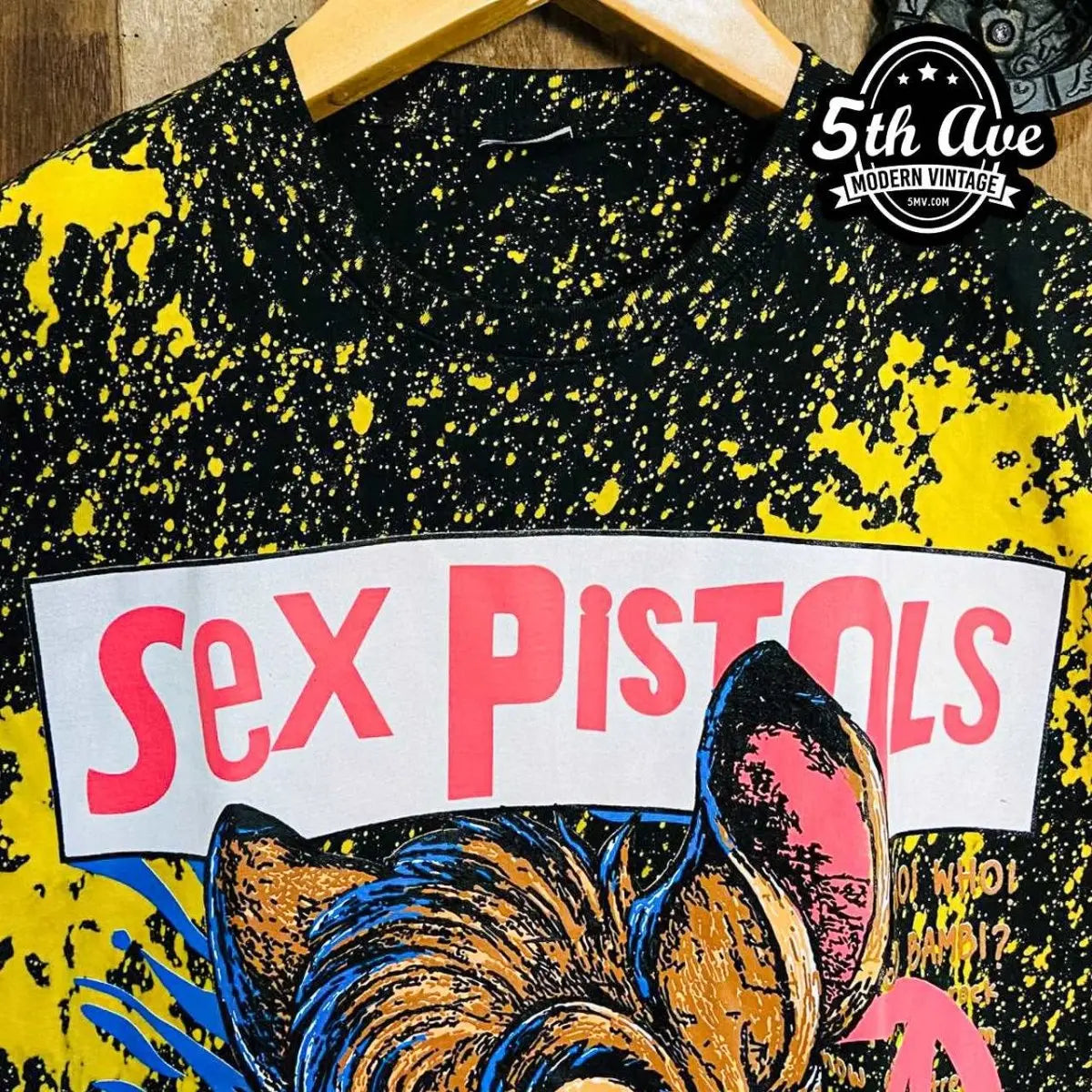 Sex Pistols Who Killed Bambi - AOP all over print New Vintage Band T shirt - Vintage Band Shirts