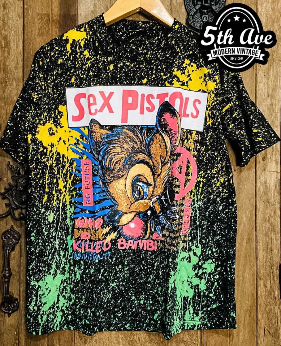 Sex Pistols Who Killed Bambi - AOP all over print New Vintage Band T shirt - Vintage Band Shirts