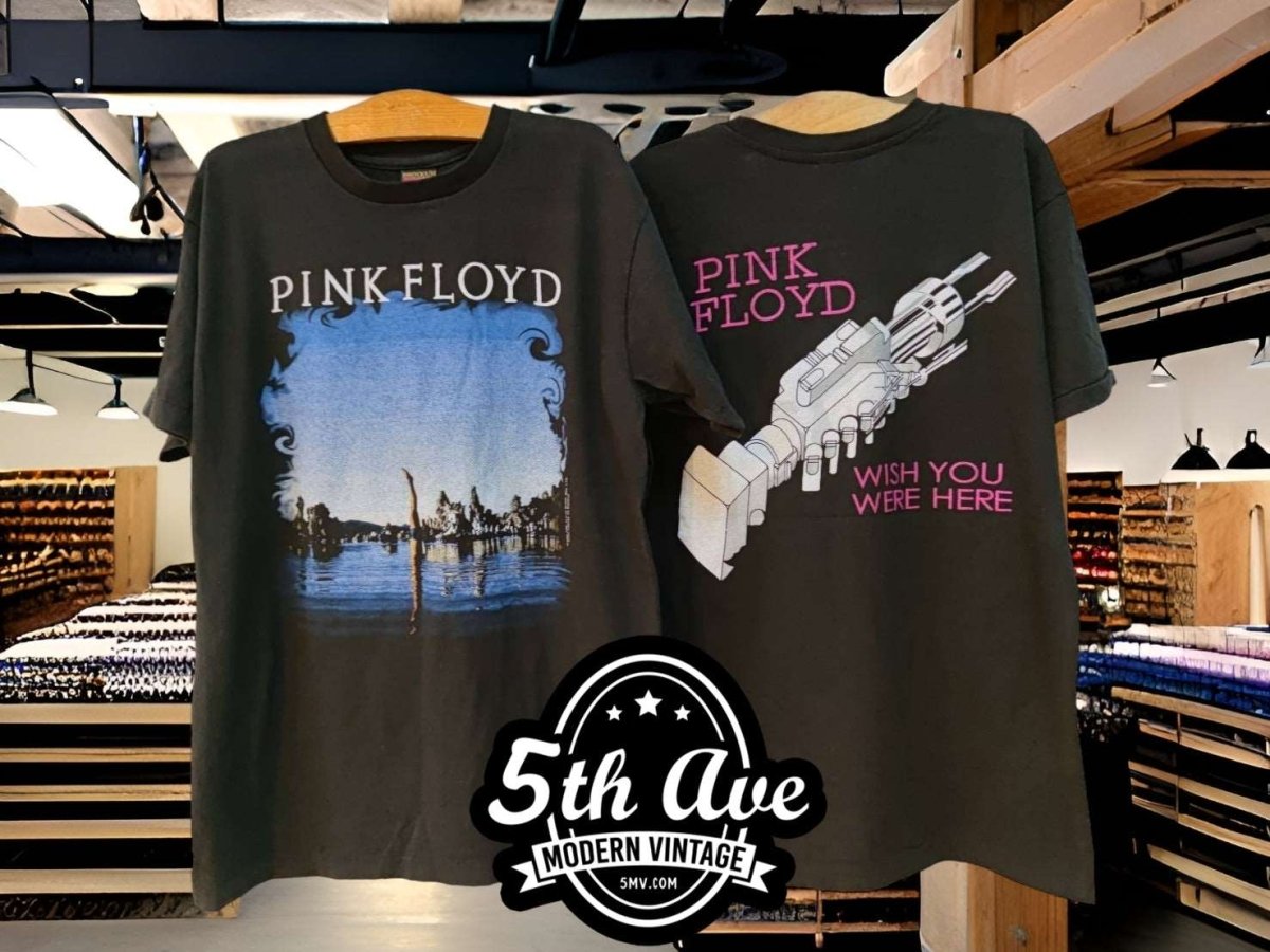 Shine on you crazy diamond. Pink Floyd wish you were here single stitched shirt. - Vintage Band Shirts