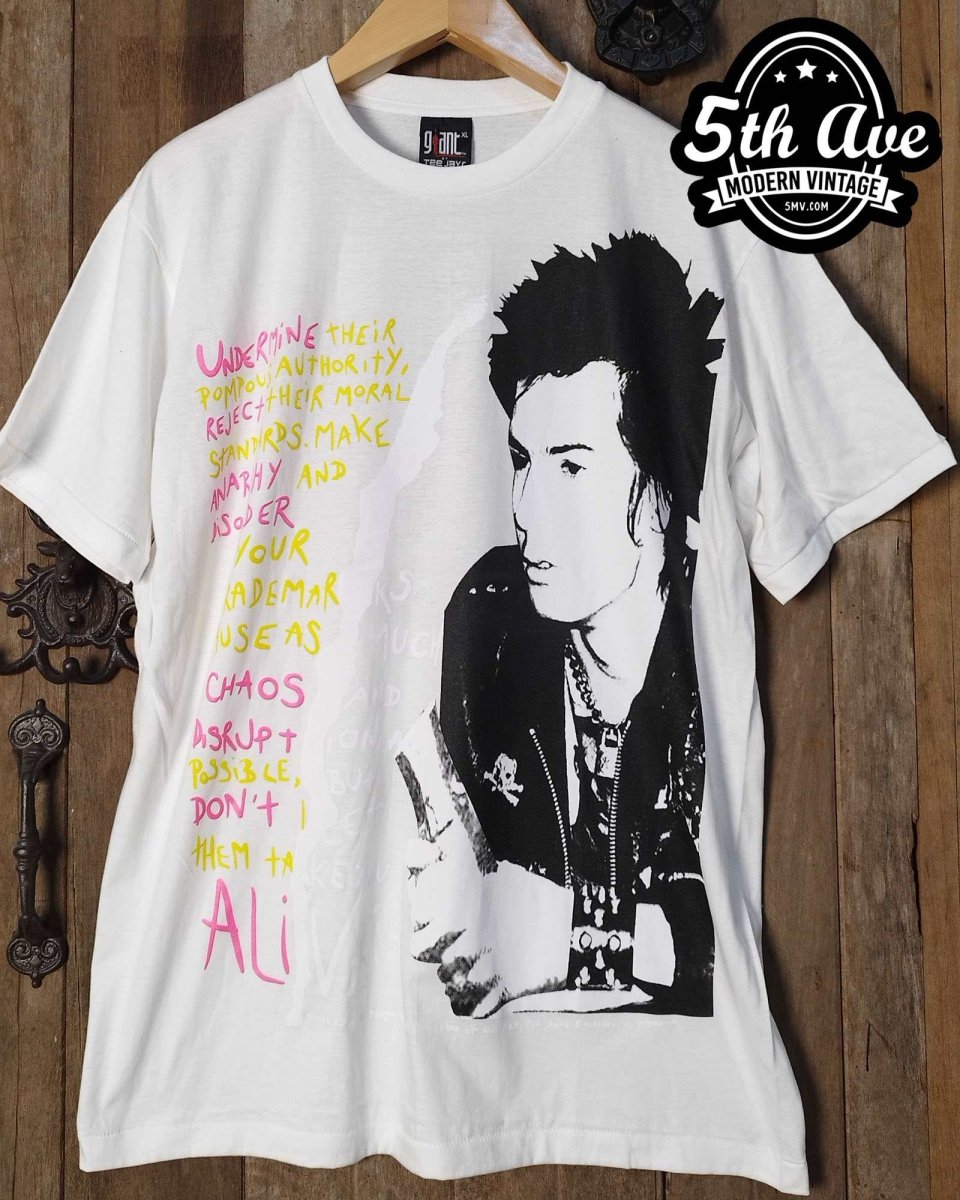 Sid Vicious Sex Pistols - AOP all over print New Vintage Band T shirt - Vintage Band Shirts