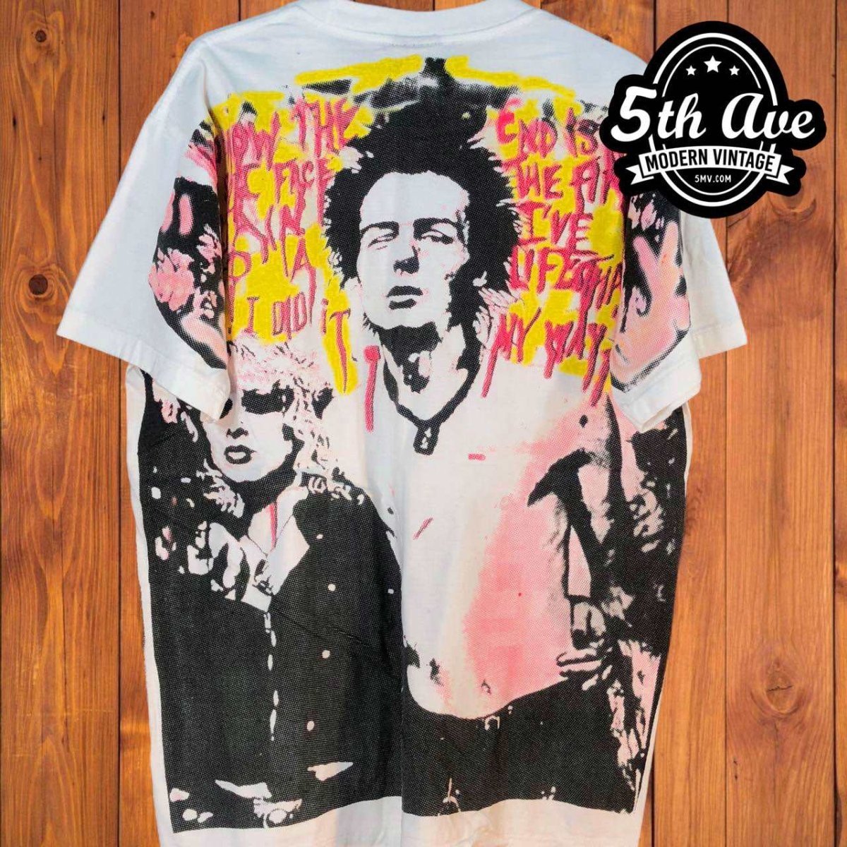 Rare Vintage Sid Vicious Guttermouth Sex Pistols Men's L Punk Band shops Tee