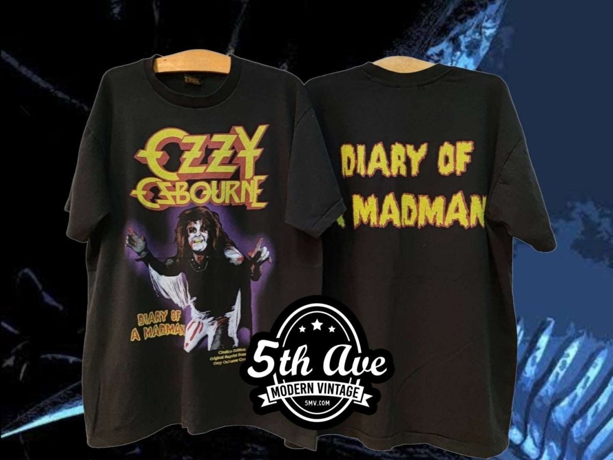 Single Stitch Ozzy : Diary of a Madman - Vintage Band Shirts