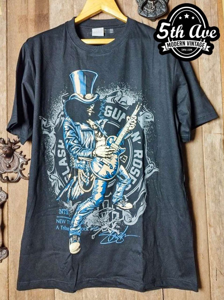 Slash Guns N' Roses - New Vintage Band T shirt - Vintage Band Shirts