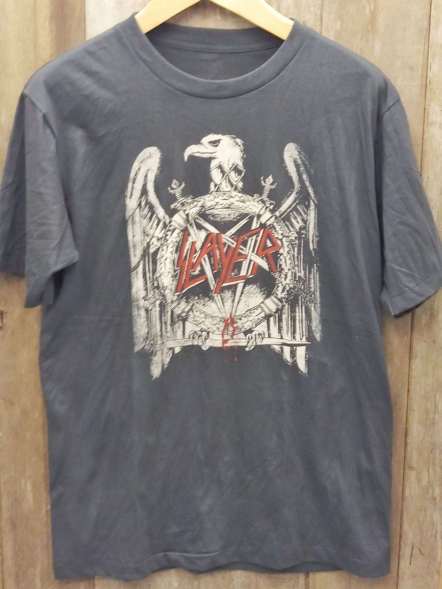 SLAYER 100% Cotton New Vintage Band T Shirt - Vintage Band Shirts