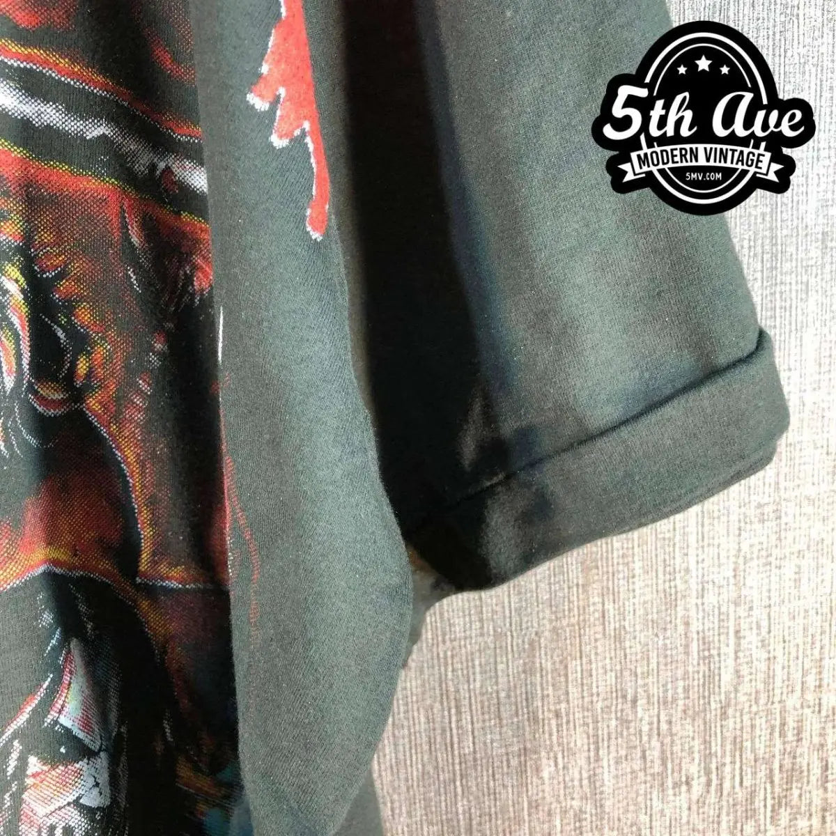 Slipknot: All-Over Print Single Stitch Short Sleeve t shirt with Giant Tag - Vintage Band Shirts