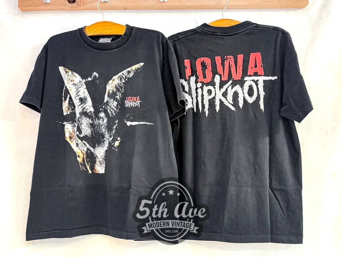 Slipknot Iowa - Vintage Reprint Band T-Shirt - Vintage Band Shirts
