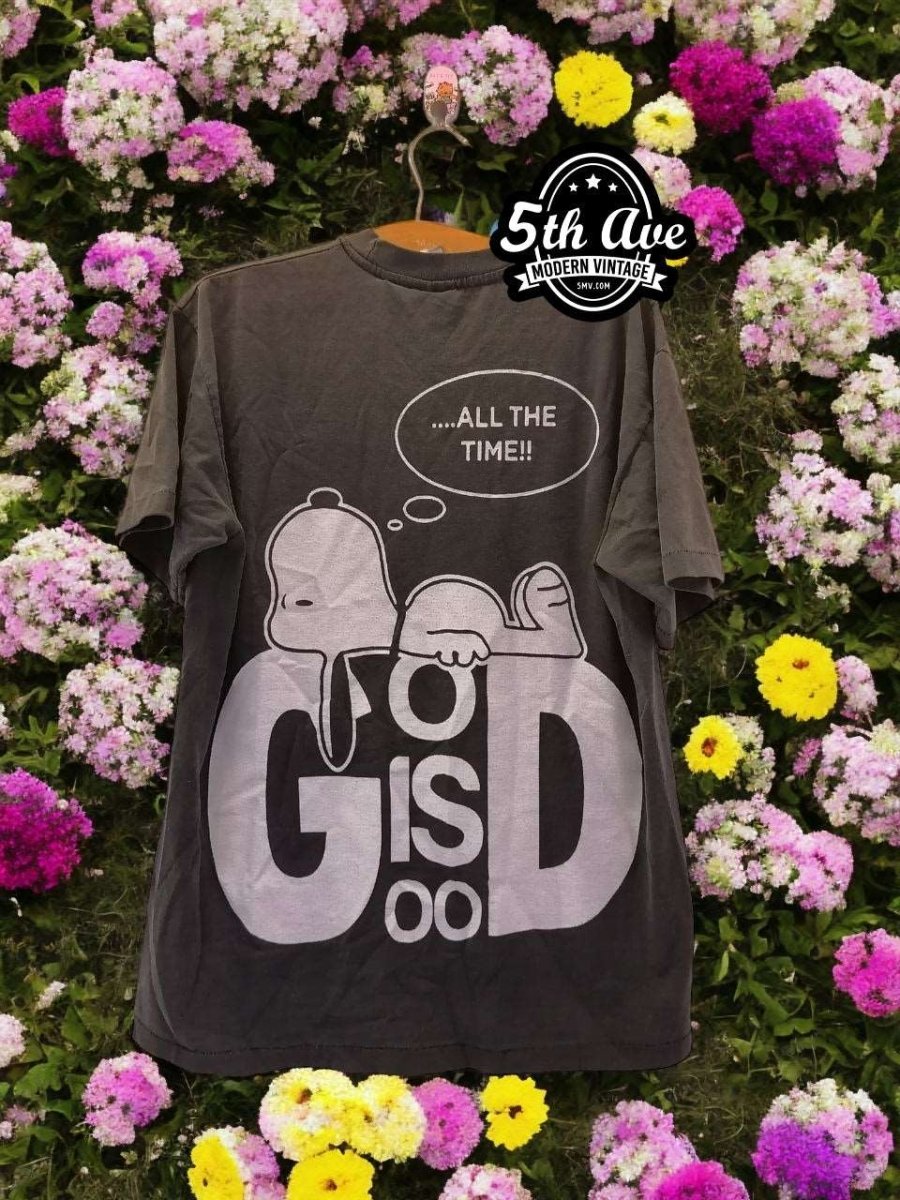 Snoopy God Is Good t shirt - Vintage Band Shirts