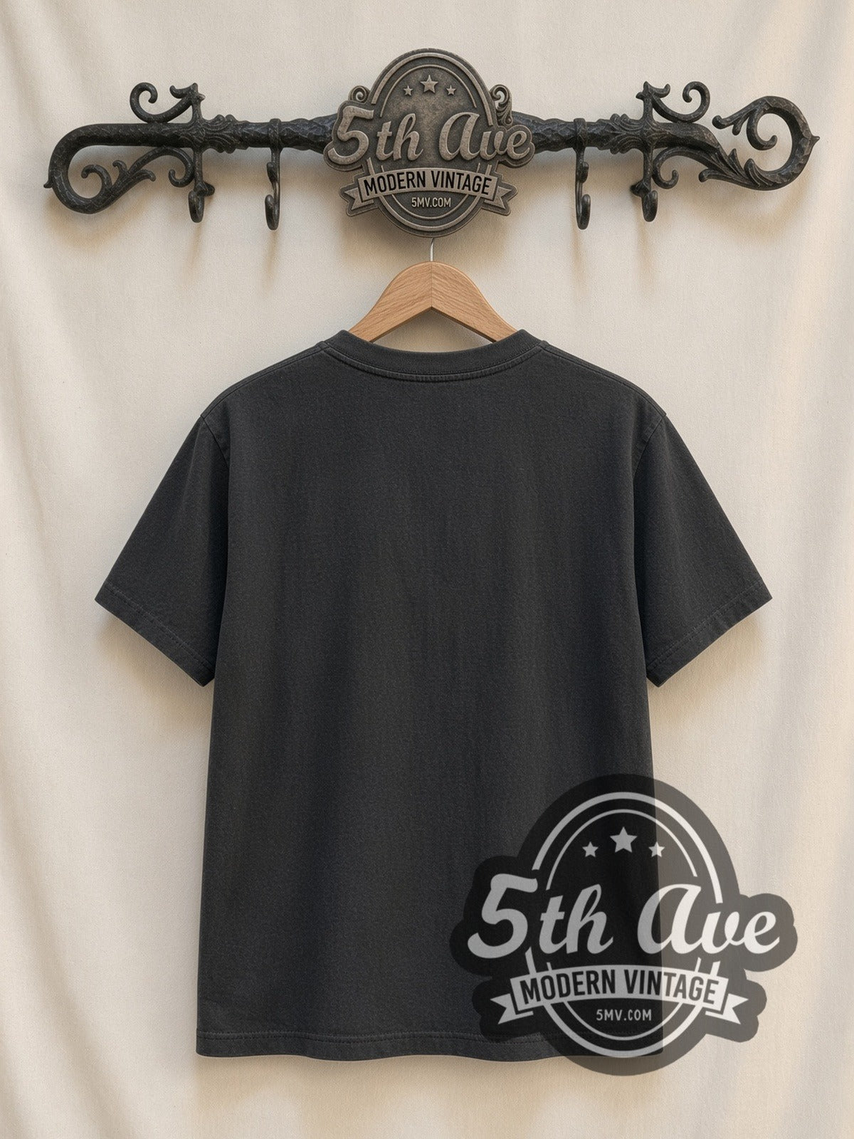 Sonic Youth Goo Album Cover vintage band t-shirt, back view on the 5MV rack