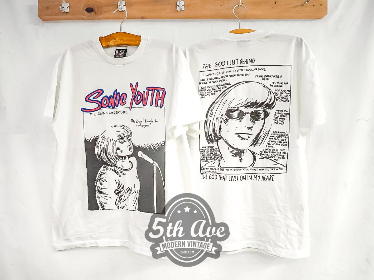 Sonic Youth 'The Goo' I Left Behind - Vintage Reprint Band T-Shirt - Vintage Band Shirts