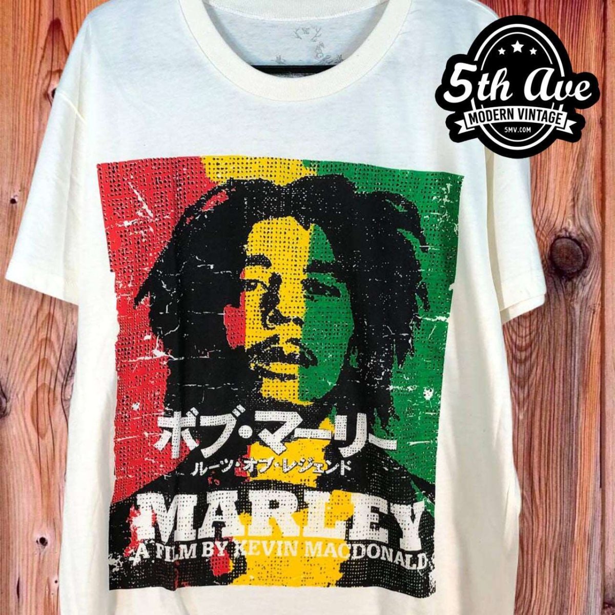 Soulful Harmony: Marley's Cinematic Tribute Tee - Vintage Band Shirts