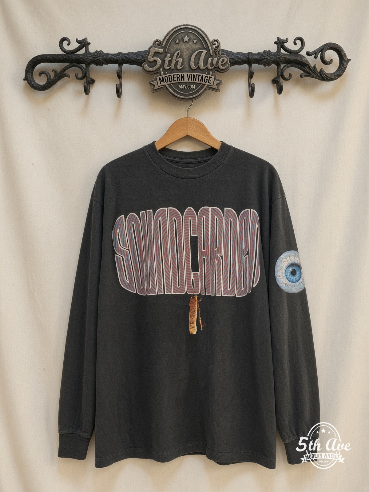 Soundgarden European Tour 1992 Long Sleeve vintage band t-shirt on rack
