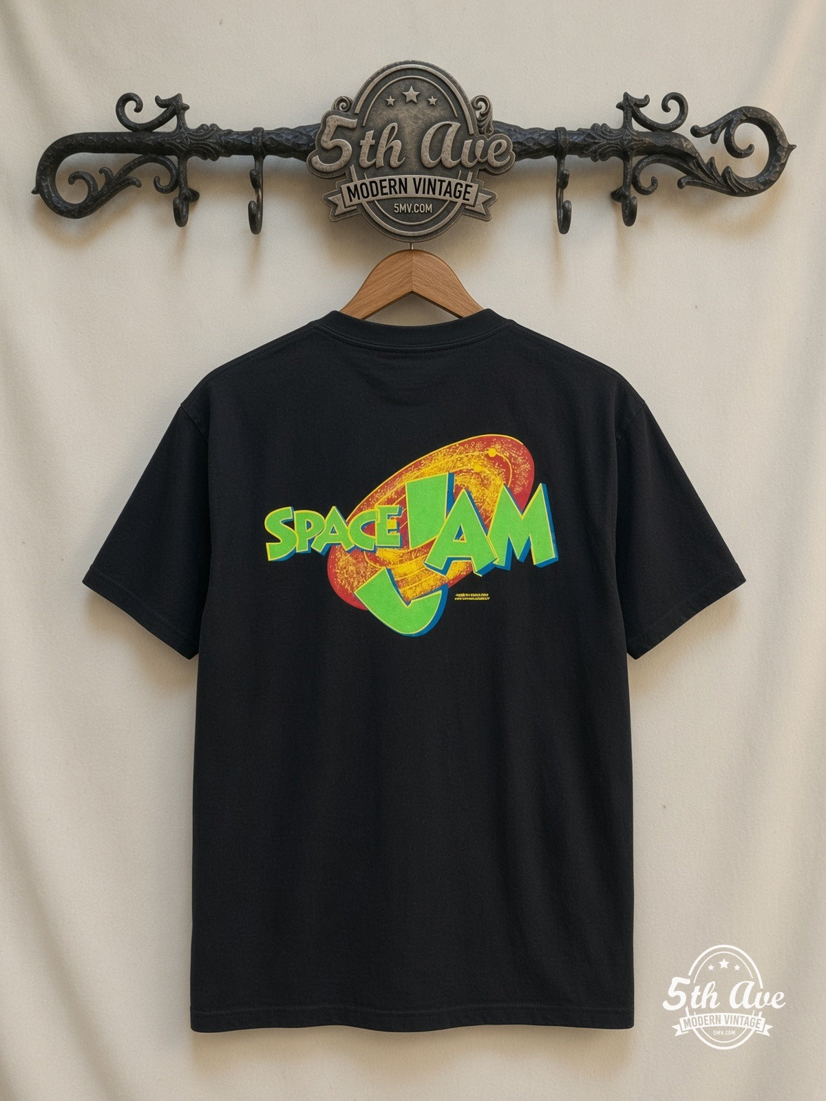 Space Jam Space Jam Taz Monstar all over print vintage tee back on cream 5th Ave rack