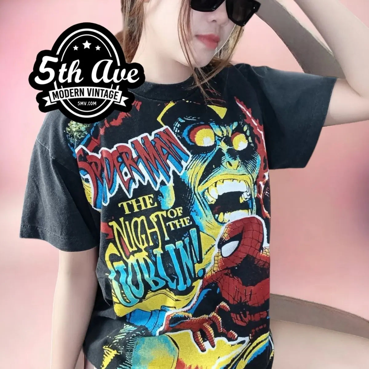 Spiderman The Night Of The Goblin - Vintage Band Shirts