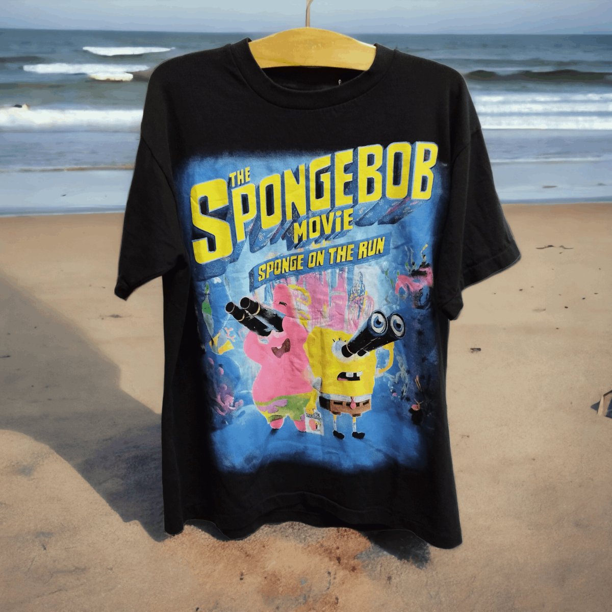 Spongebob The Movie T Shirt - Vintage Band Shirts