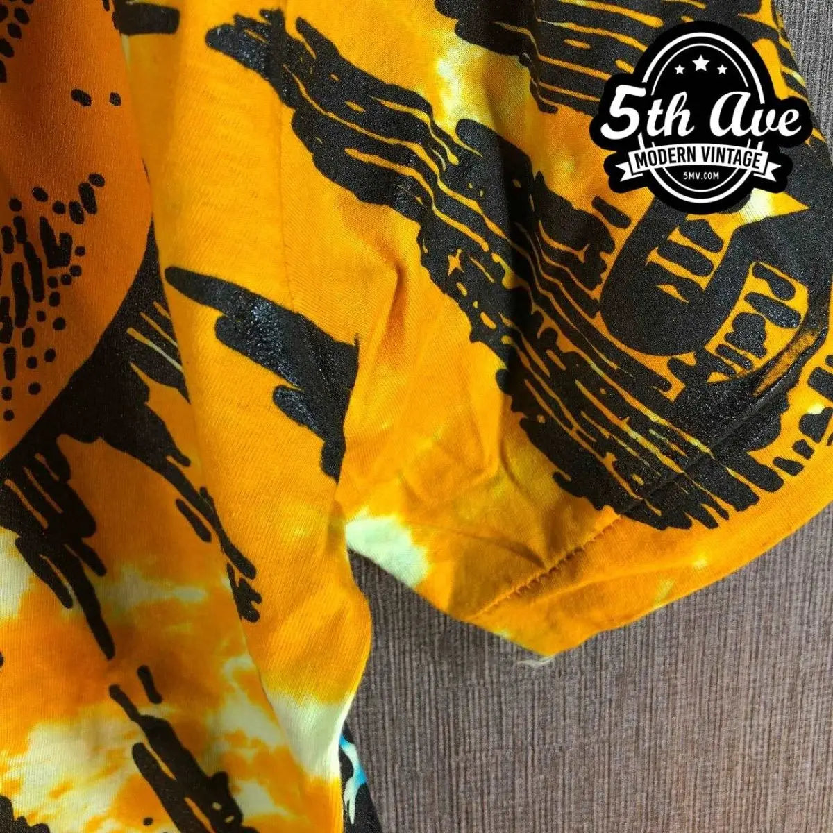 Sun and Moon Tie-Dye - AOP all over print New Vintage T shirt - Vintage Band Shirts
