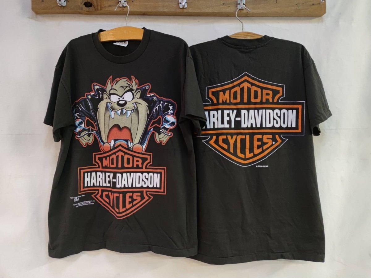 Taz Harley-Davidson Motorcycle Adventure T-Shirt - Vintage Band Shirts