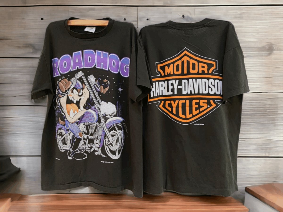 Taz Roadhog Harley Davidson T shirt - Vintage Band Shirts