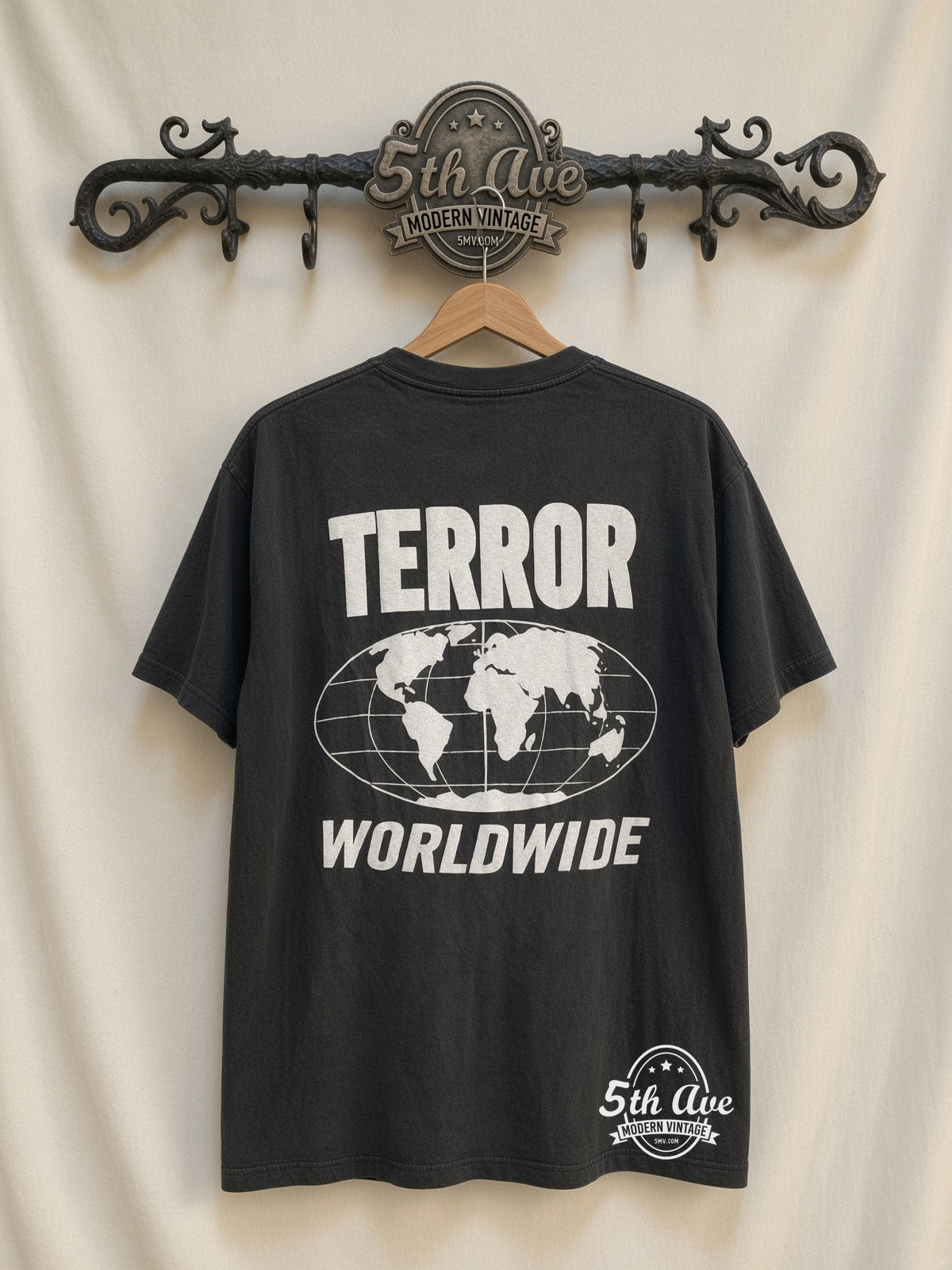 Terror Kill Your Idols vintage t-shirt back on rack