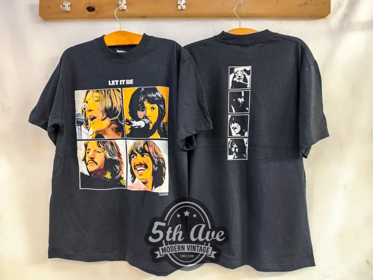 The Beatles Let It Be 1970 - New Vintage Band T shirt - Vintage Band Shirts