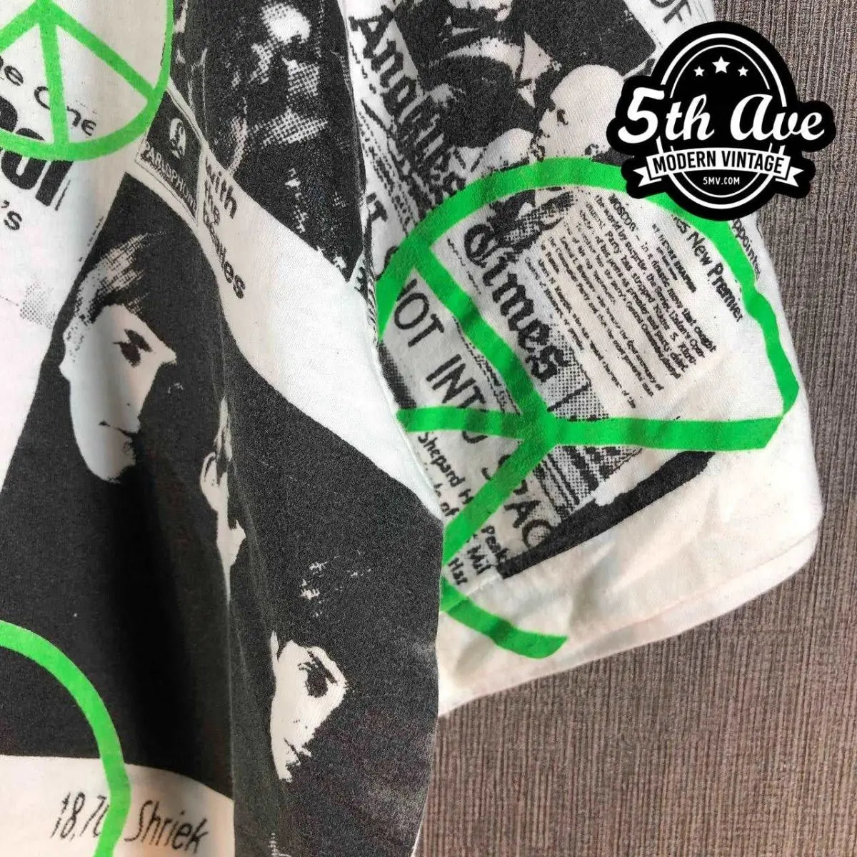 The Beatles Los Angeles Times - AOP all over print New Vintage Band T shirt - Vintage Band Shirts