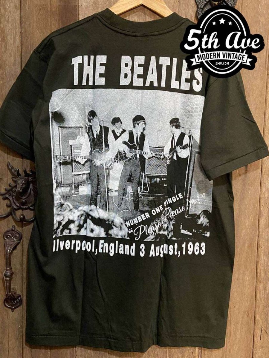 Beatles t shirts liverpool best sale