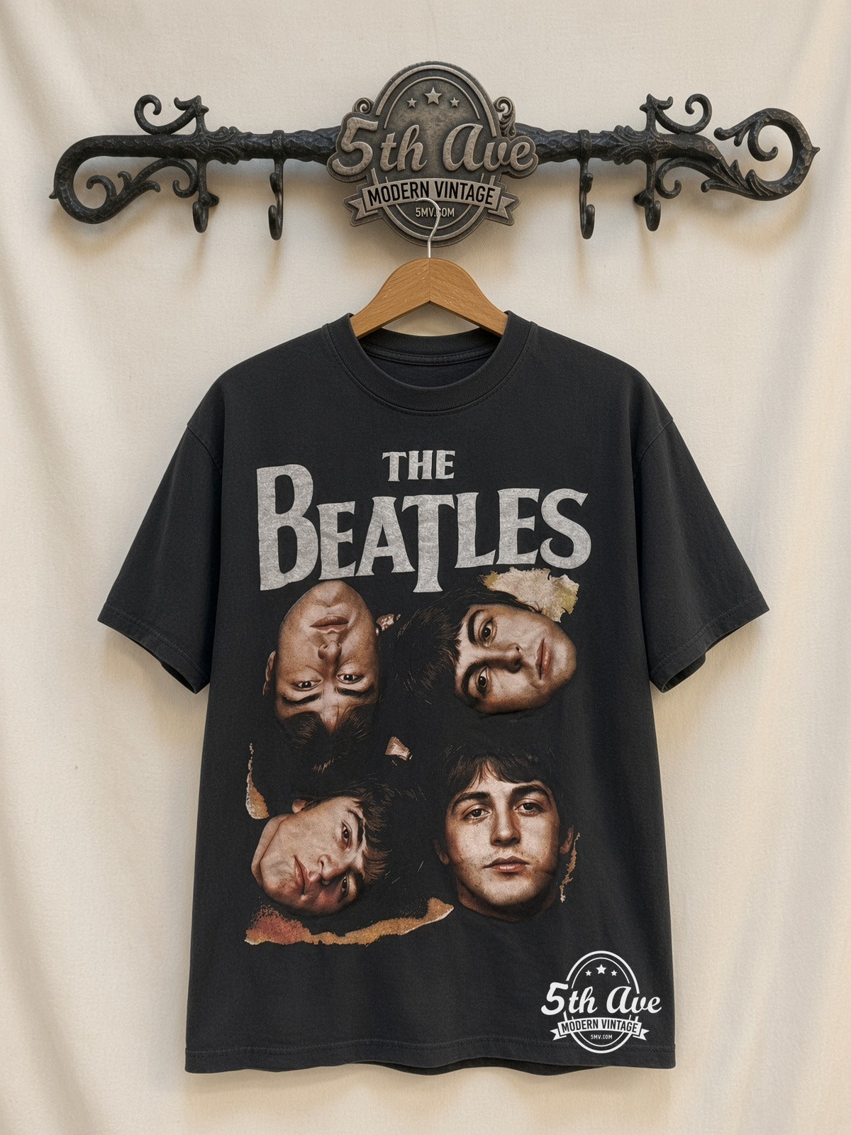 The Beatles Ob-La-Di Ob-La-Da Green Apple Nov 22 1968 vintage band t-shirt on rack