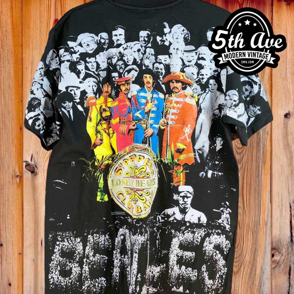 Vintage 90s The Beatles Sgt deals Peppers Sergeant Shirt Single Stitch 1990 Mens XL