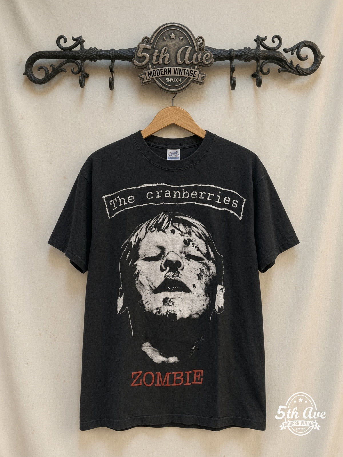The Cranberries Zombie No Need to Argue vintage band t-shirt on rack