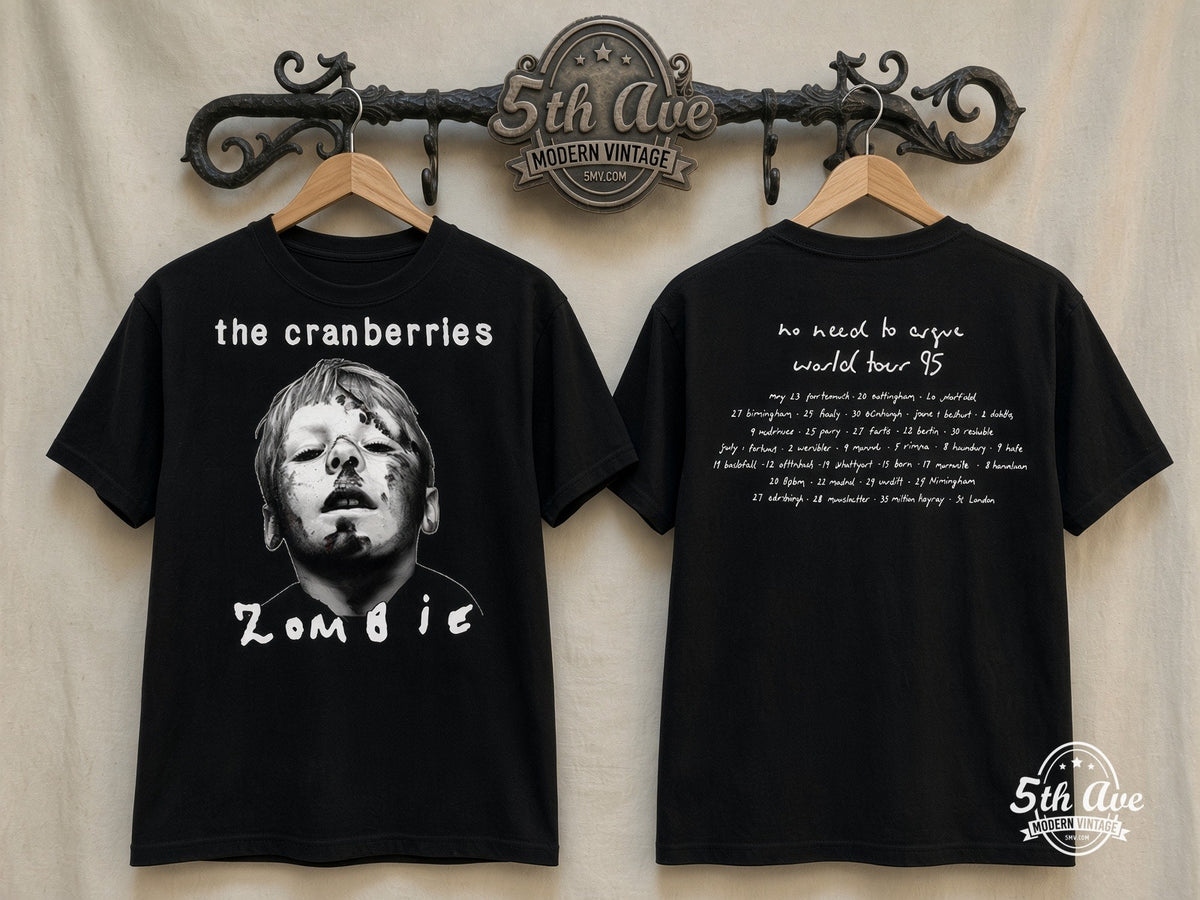 Cranberries Zombie vintage band t-shirt on rack