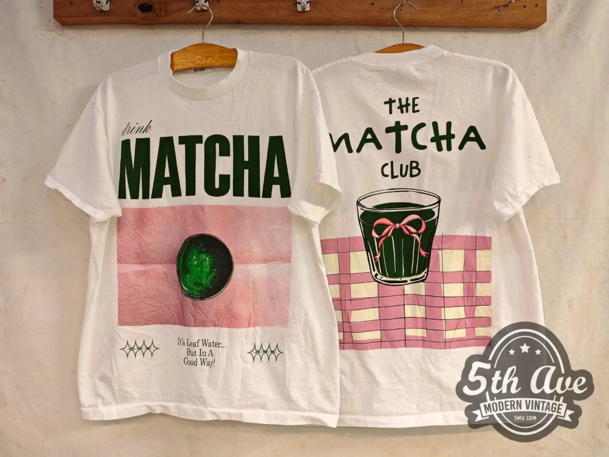 The Matcha Club - New Vintage T shirt - Vintage Band Shirts