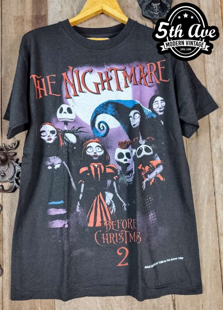 The Nightmare Before Christmas - New Vintage Animation T shirt - Vintage Band Shirts