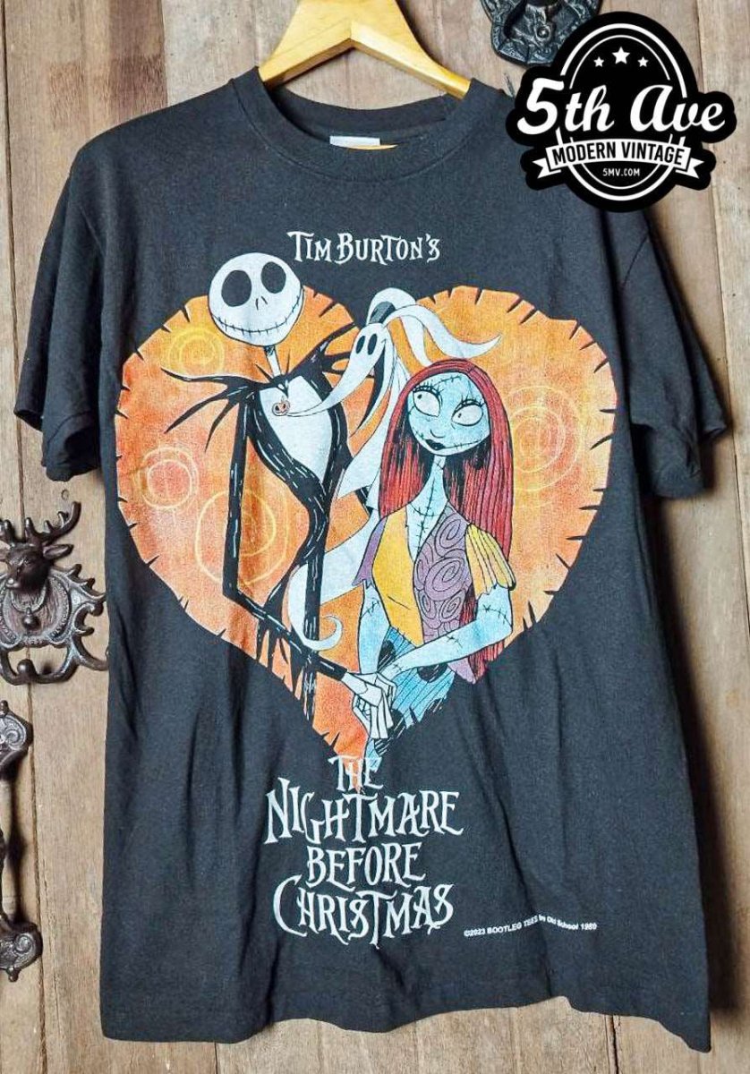 The Nightmare Before Christmas - New Vintage Animation T shirt - Vintage Band Shirts